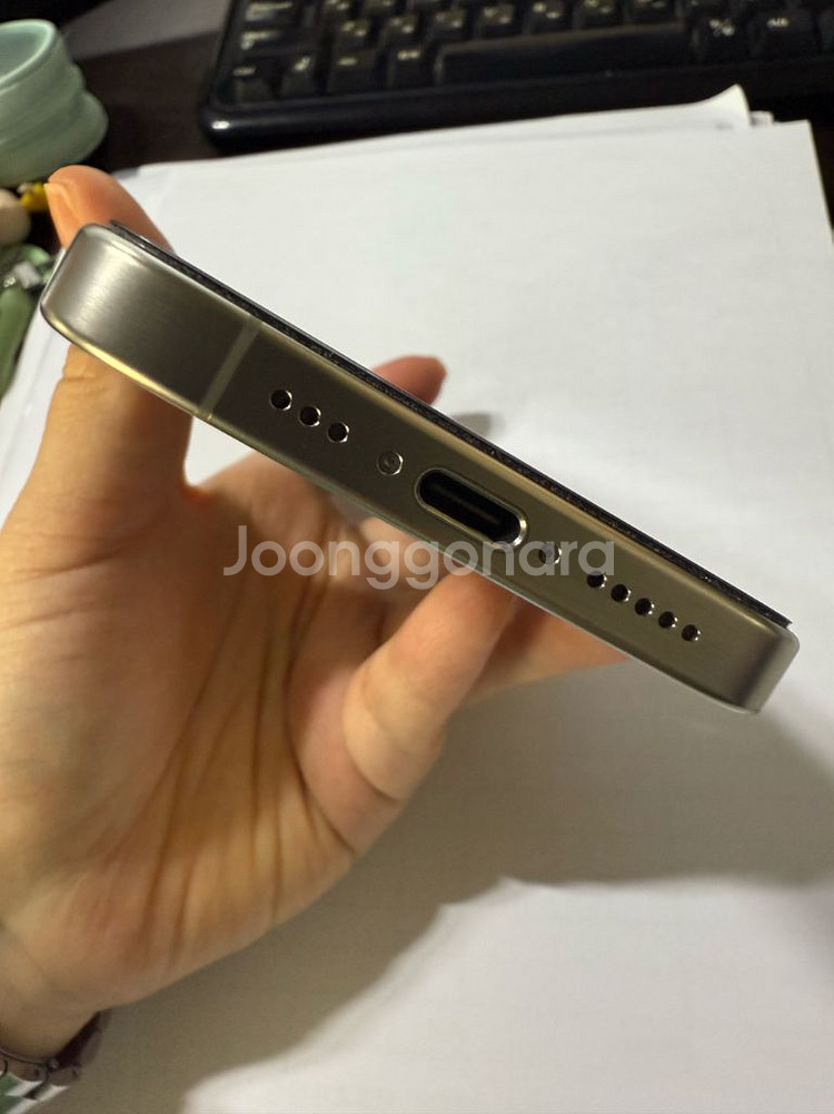 아이폰15 프로 실버--8