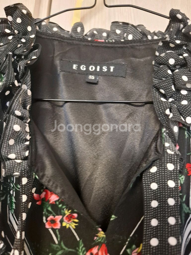 EGOIST 플라워 도트 패턴 원피스55--1
