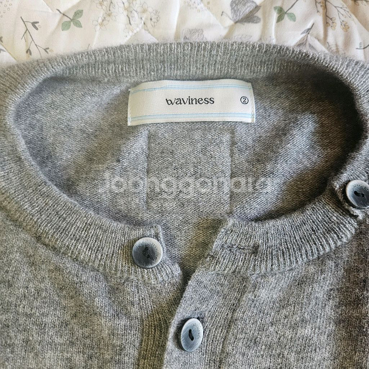웨이비니스 헨리넥 니트 그레이 2사이즈--1