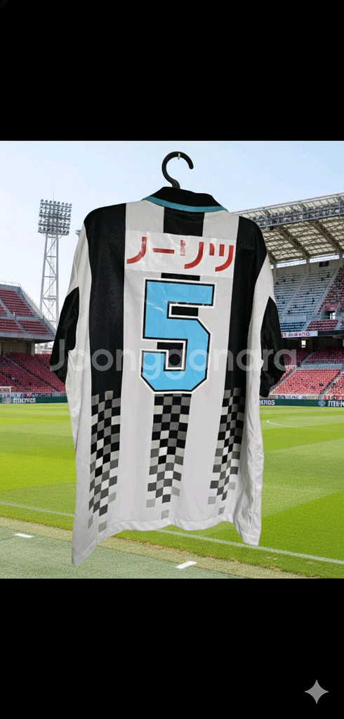 1997 비셀 고베 홈 미카엘 라우드러프 유니폼--1