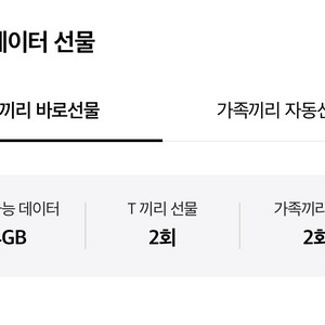 SKT 데이터 2GB 2기가 일괄 3000원
