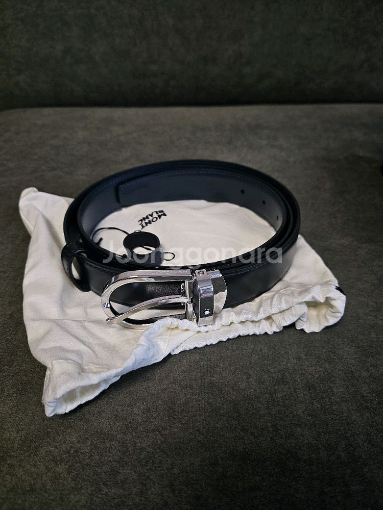 몽블랑 벨트 123769 (블랙)--5