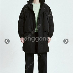 타임옴므 구스 다운 패딩 코트 100