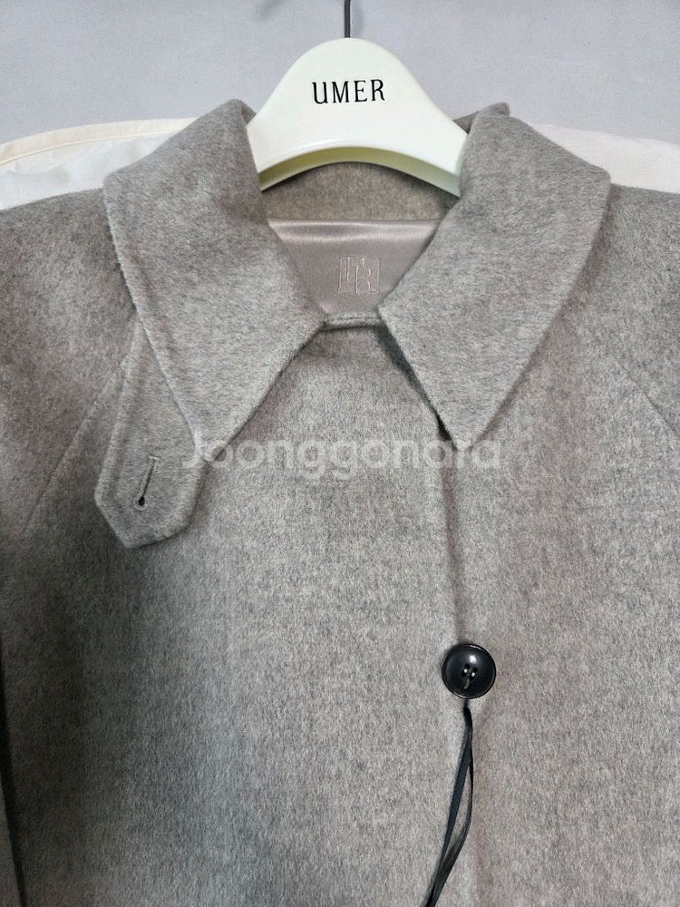 유메르.베일리 캐시미어하프코트. 문베이지새상품--6