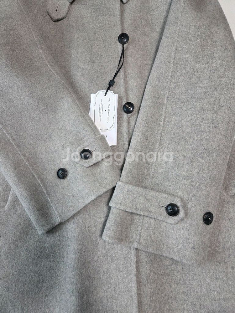 유메르.베일리 캐시미어하프코트. 문베이지새상품--8