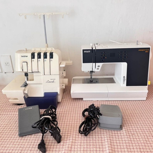 브라더 3034D 오버록 미싱 + PFAFF 재봉틀