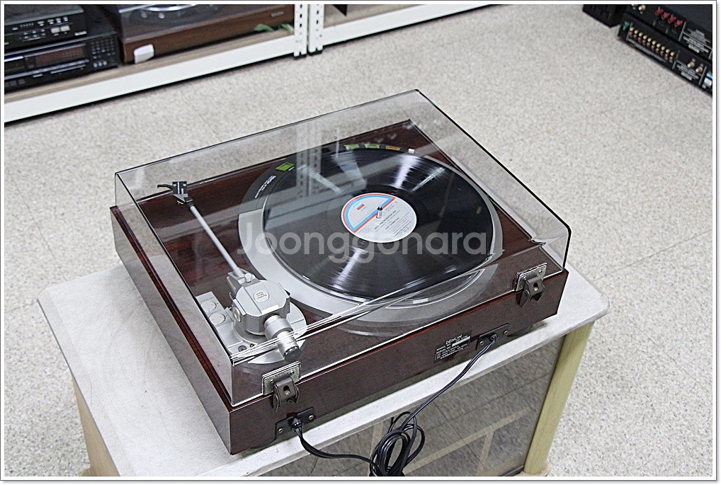 데논 A급 수동 다이렉트 턴테이블 모델 DP-57M--7