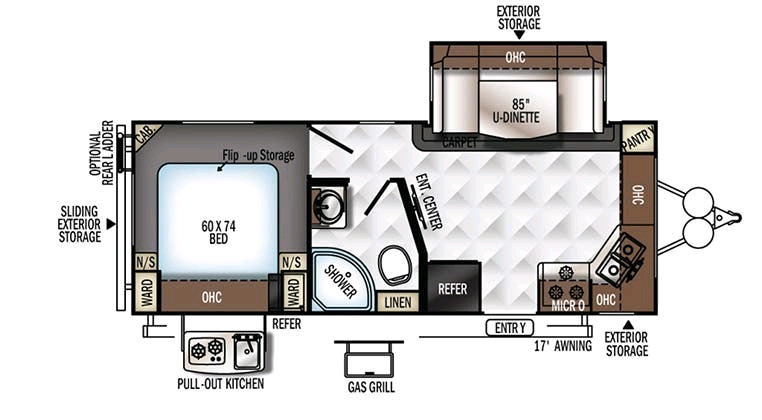미국식카라반 락우드 미니라이트 2506 S 3,150만 이미지