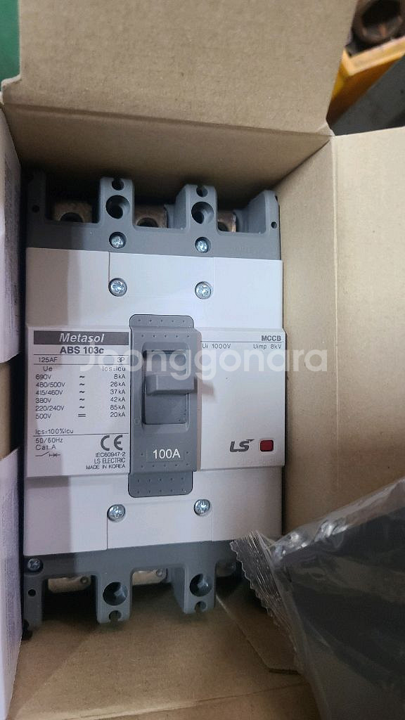 LS 일렉트릭 산업용 배선차단기 ABS 103C--0