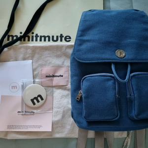 미닛뮤트 데님 백팩 이미지