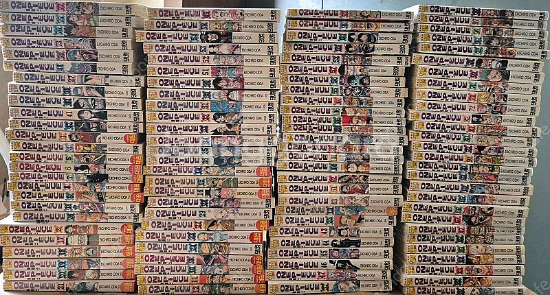 원피스 만화책 1~107번까지 107권 팔아요--0