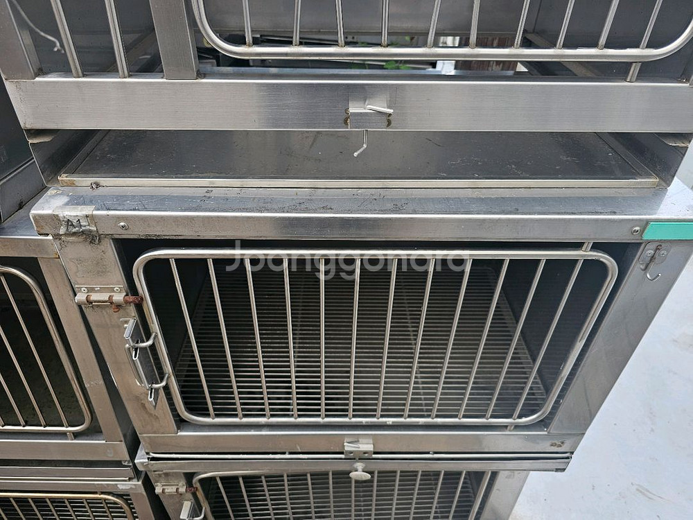 [중고] 애완동물 스텐 케이지--3