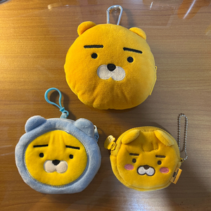 카카오프렌즈 라이언 파우치 일괄 만원