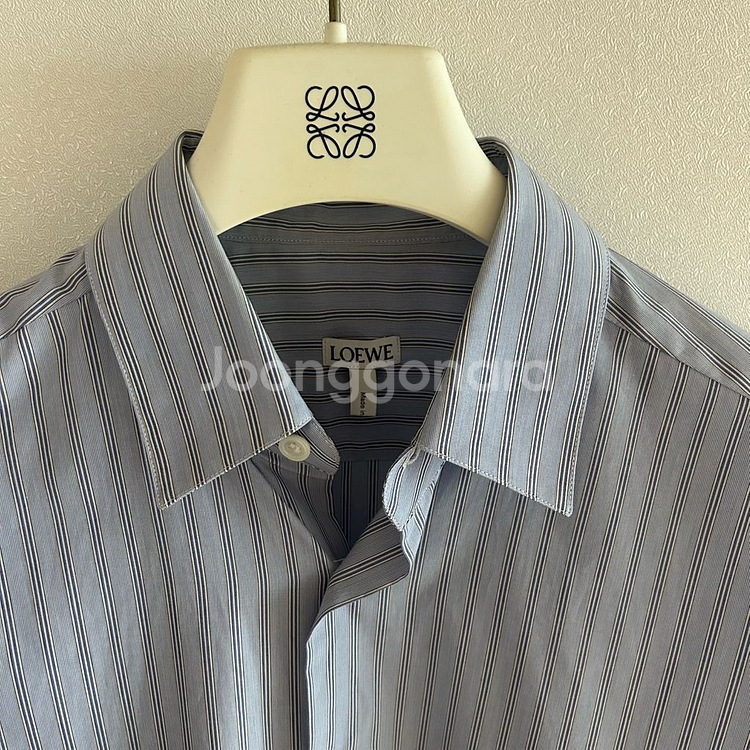 로에베 남성 스트라이프 셔츠--1