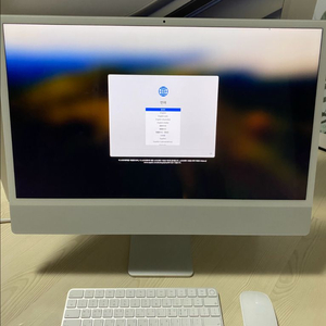 아이맥24 M3, 실버, 10코어, 1Tb,16gb팜