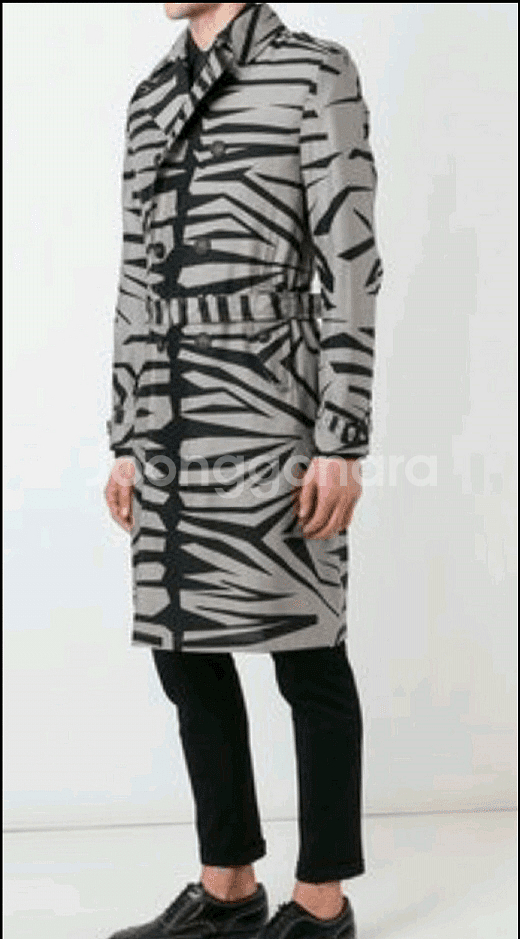 버버리프로섬 / 지브라 트렌치코트 / 50--9