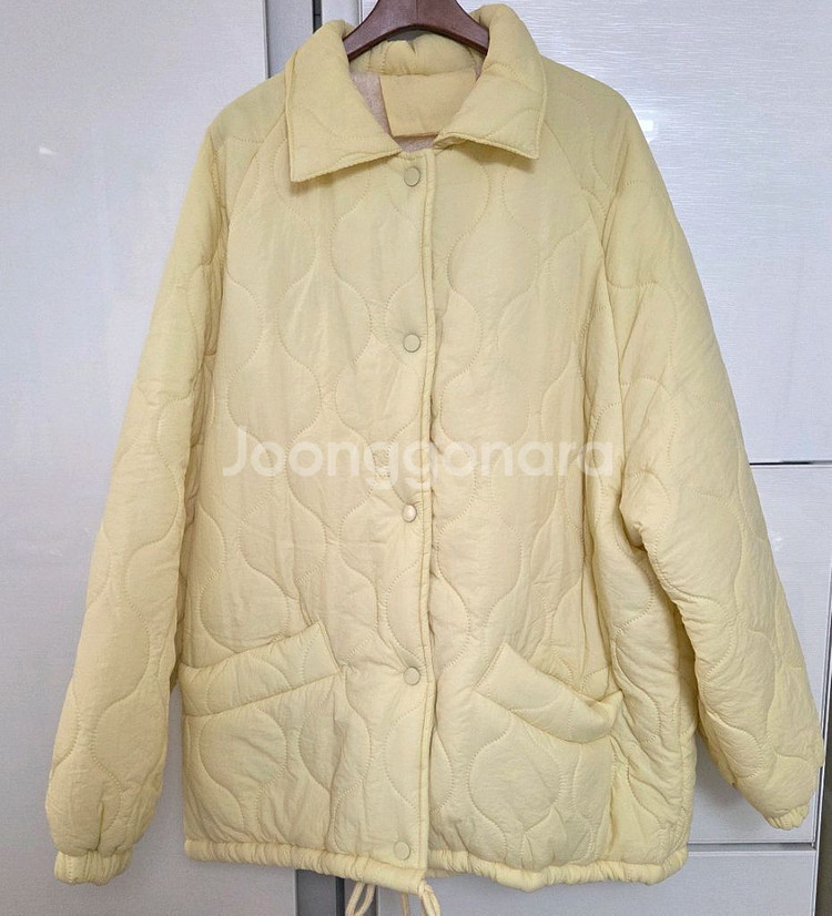 루즈핏 퀼팅 누빔점퍼 F--0