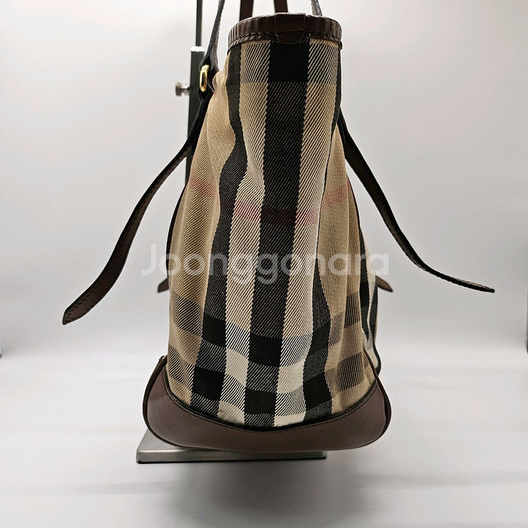 정품 버버리 캔버스 캔더버리 숄더백--4