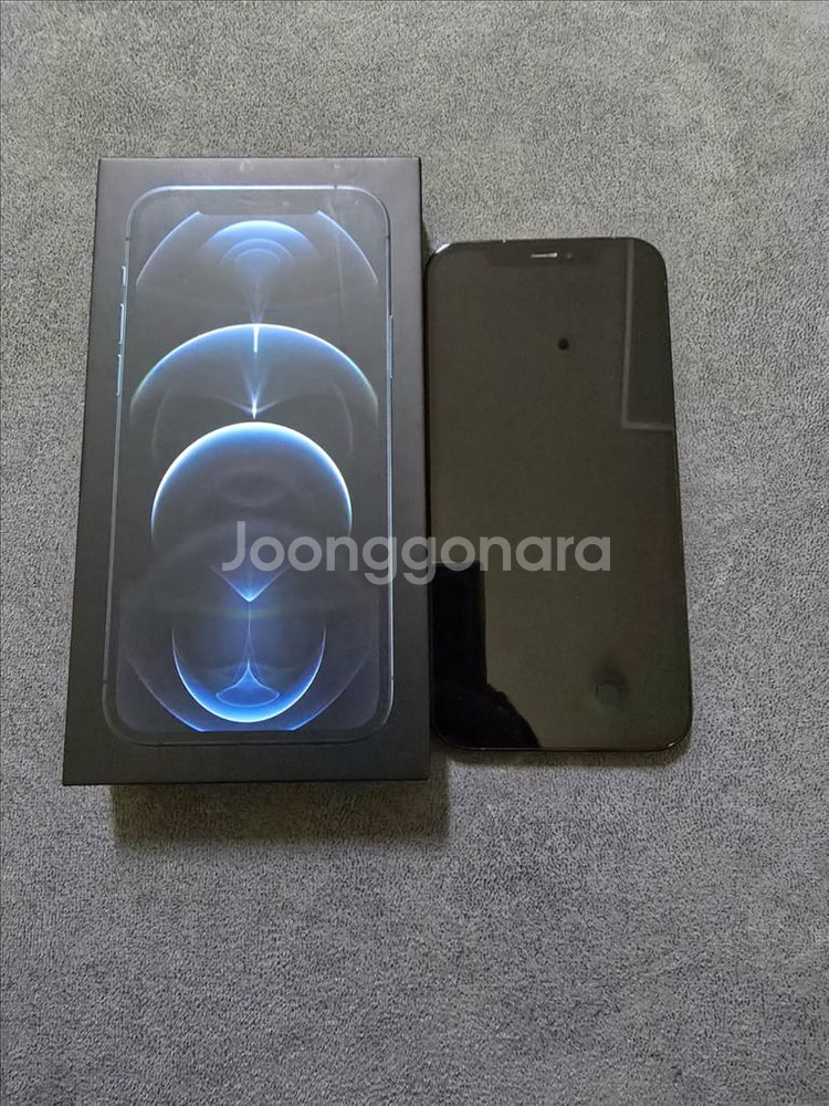 상태 A급 아이폰 12 PRO 퍼시픽 블루 128G--0
