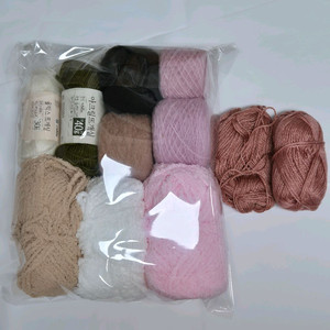 털실 짜투리실 볼실 뜨개실 수면사 모헤어