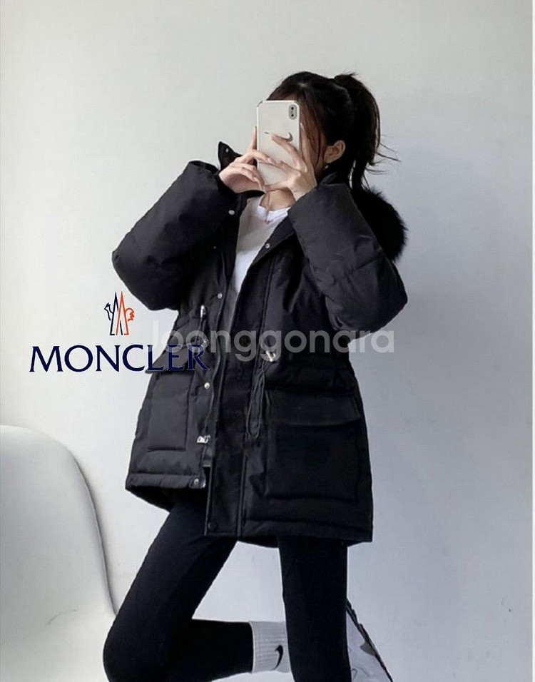 몽*** 여우털 웰론패딩--0