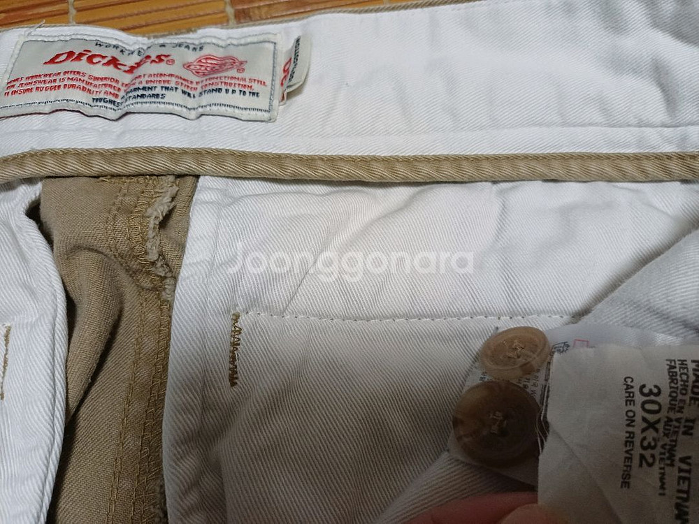 디키즈 베이지 면바지 30--2