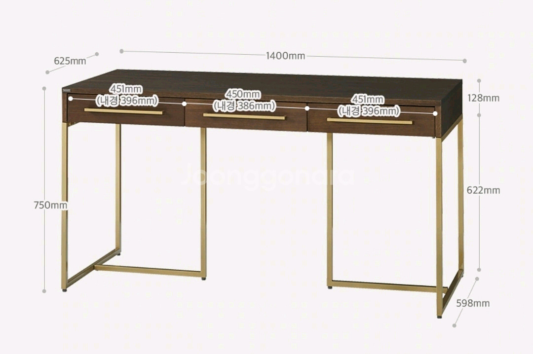 까사미아 서재가구(책상+책장)--5