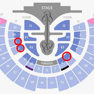 아이브 콘서트 vip 2연석 일요일 막콘 금요일 첫콘