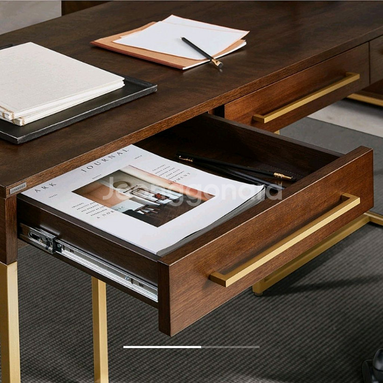 까사미아 서재가구(책상+책장)--6