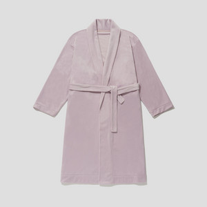 JAJU 자주 밍크 플리스 파자마 로브