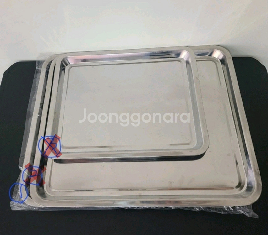 라운드형 스텐(철)트레이--0