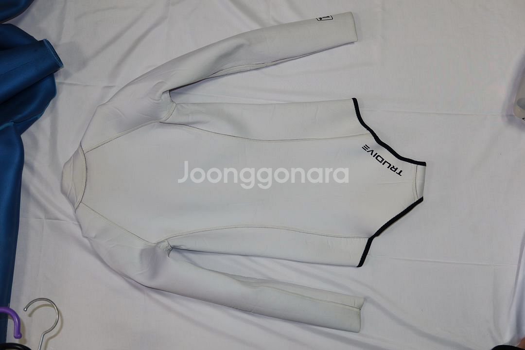 트루다이브 문화이트 집업 컷오프 프리다이빙슈트 2mm--3