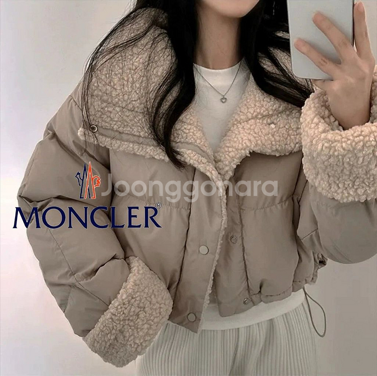몽*** 양털 숏패딩--7
