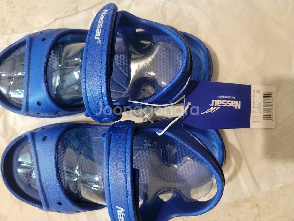 남아 여아 신발 샌들 파랑 새상품 210--2