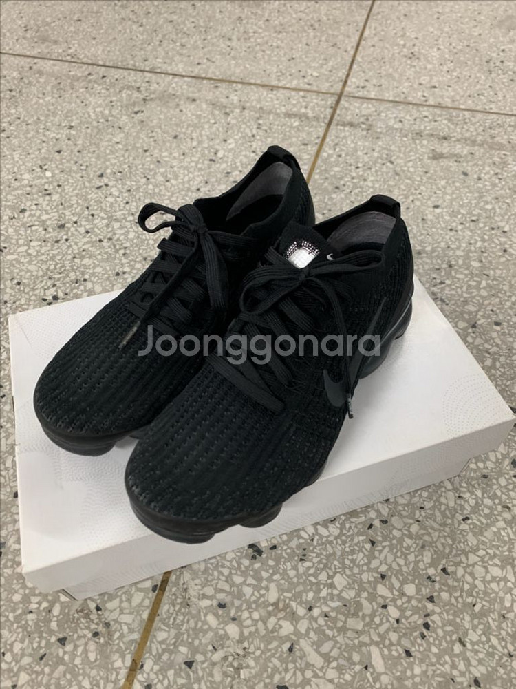 나이키 베이퍼맥스 플라이니트 3.0 트리플블랙 255--1