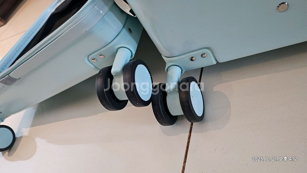 기내용 민트색 18인치 캐리어--7