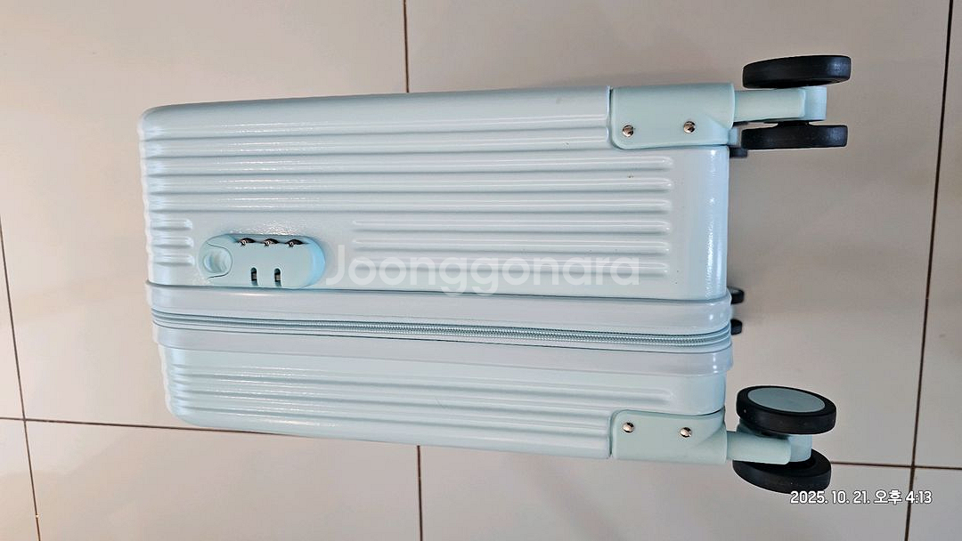 기내용 민트색 18인치 캐리어--8