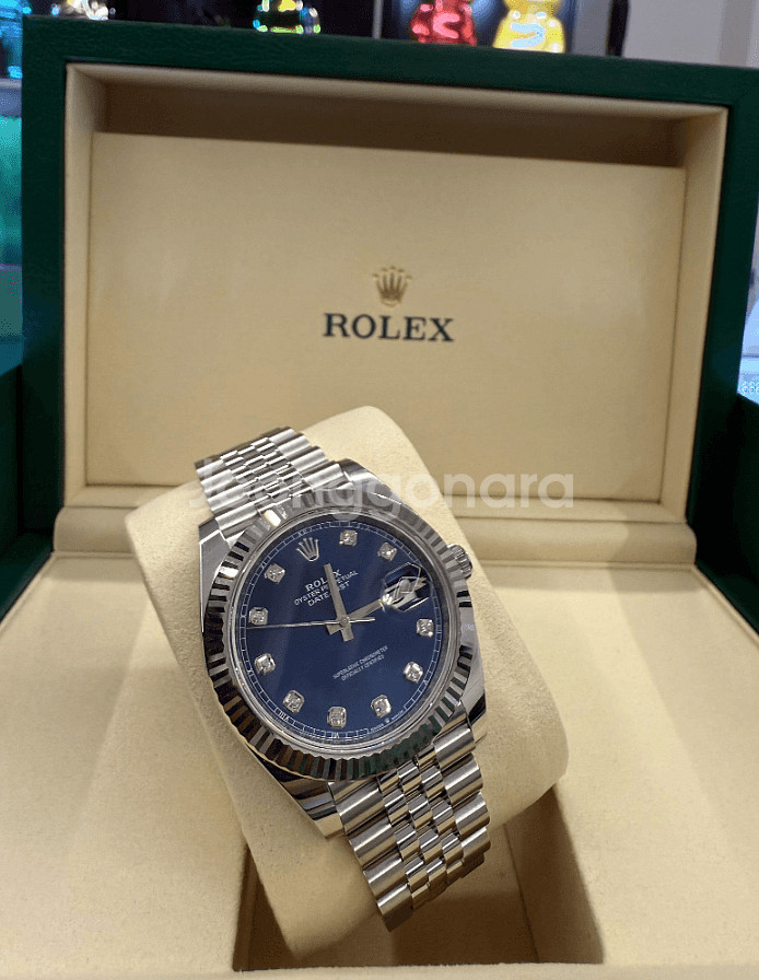 [미개봉]롤렉스 데이저스트 청판 스틸 10P다이아--1