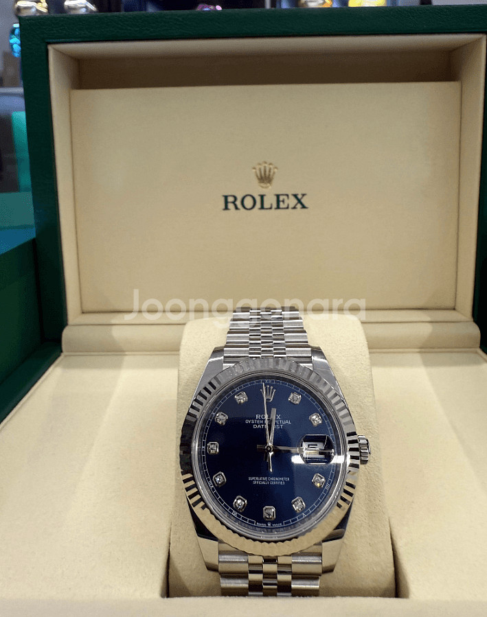 [미개봉]롤렉스 데이저스트 청판 스틸 10P다이아--2