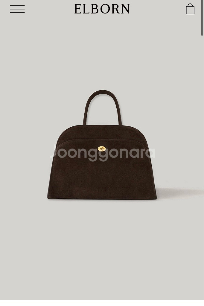 엘보른 모멧백 도트백 가방 미니사이즈--0
