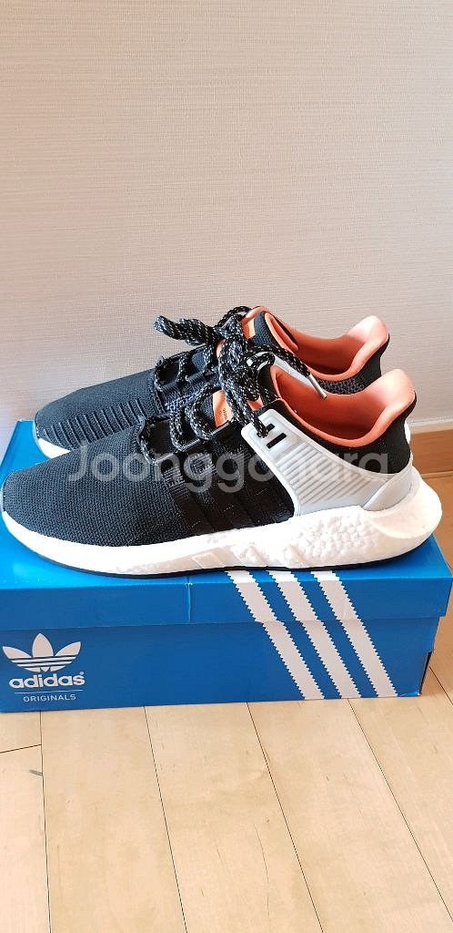 아디다스 EQT 93/17 부스트 블랙오렌지 새상품--0