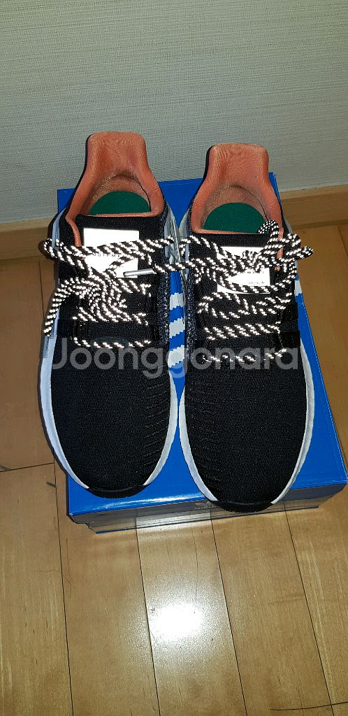 아디다스 EQT 93/17 부스트 블랙오렌지 새상품--3