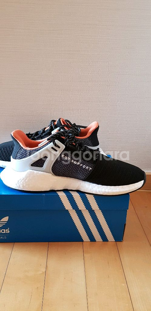 아디다스 EQT 93/17 부스트 블랙오렌지 새상품--1