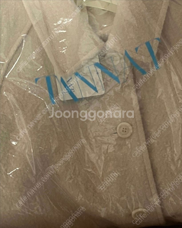 [새상품]타낫 에토 알파카 하프코트(아이보리)--1