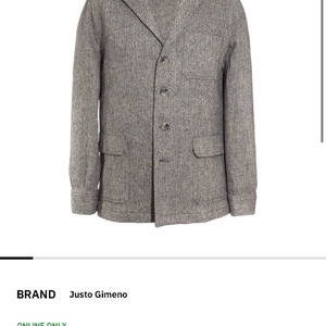 Justo gimeno 도네갈트위드 테바자켓 teba