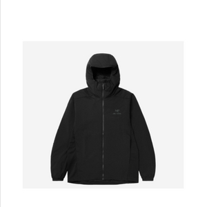 아크테릭스 아톰 후디 남성 블랙