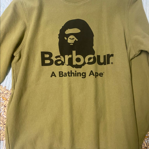 베이프 바버 콜라보 맨투맨 L