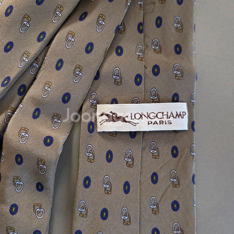 Longchamp 롱샴 빈티지 넥타이--2