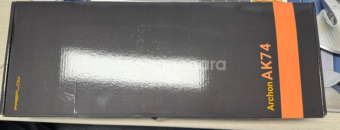 프리플로우 ak74 로즈우드축(리니어) 무선 기계식 키보드--1