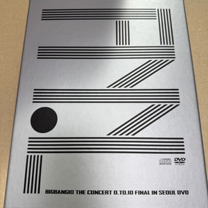 빅뱅 제로투텐 FINAL IN SEOUL DVD